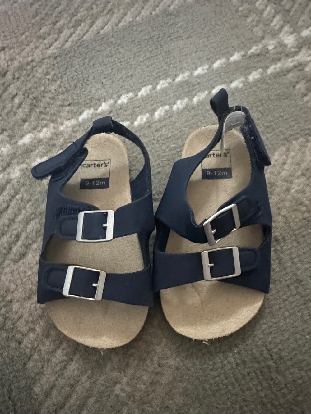Carter's Navy Baby/Toddler Buckle Sandals